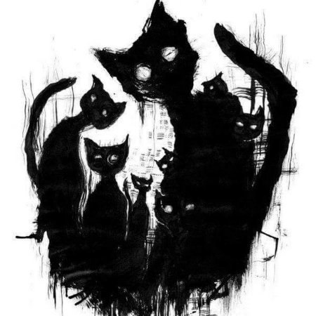 Мрачная кошка