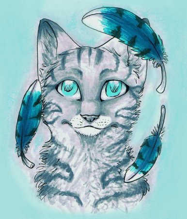 Коты Воители Воробей арт