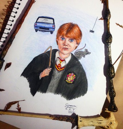 Рон Уизли иллюстрации