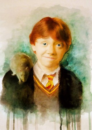 Рон Уизли из Гарри арт