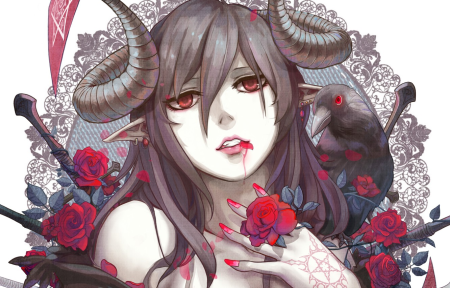 Мифические девушки с рогами