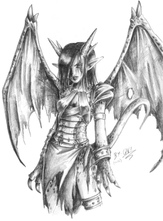Рисунки для срисовки демоны