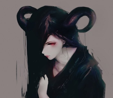 Satan девушка арт