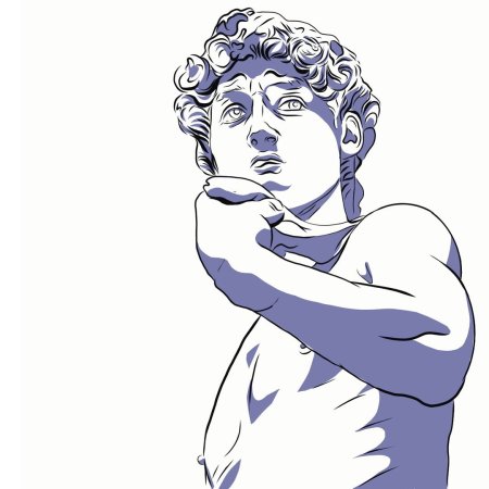 Давид Микеланджело вектор