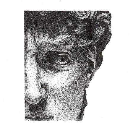 Микеланджело Давид набросок