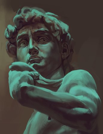 Давид Микеланджело скульптура вектор