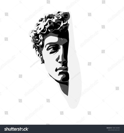 Давид Микеланджело скульптура эскиз