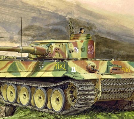 Dragon 6885 Tiger i early Tiki das Reich Kursk 1 35