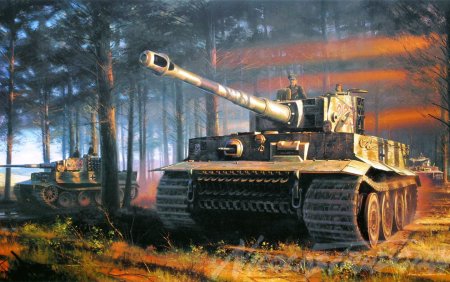 Тигр танк 2дхоманемейшен