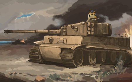 Арт командира танка тигр