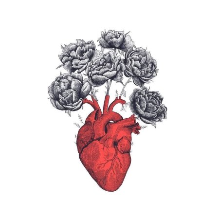 Сердечко мультяшное