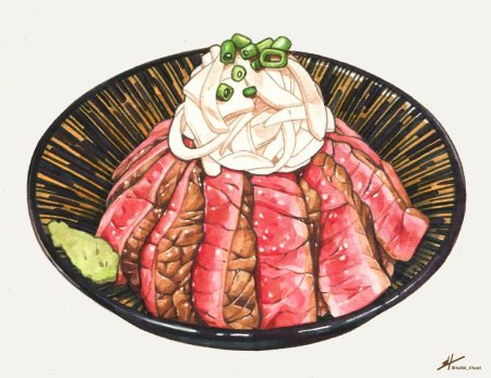 Рисовать корейские блюда