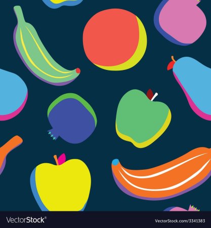 Поп арт фрукты