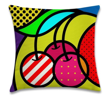 Фрукты в стиле поп арт