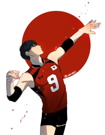 Волейбол аниме персонажи Тобио