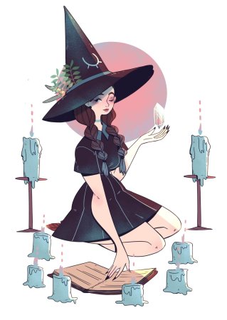 Ведьминская шляпа арт