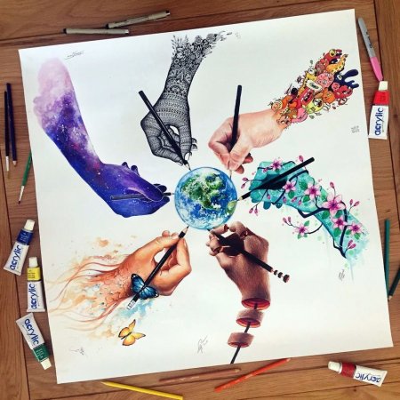 Оригинальные идеи для рисунков