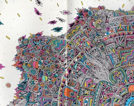 Стиль рисования с множеством деталей