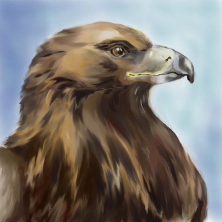Коричневый Орел арт