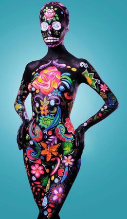 Боди арт роспись по телу