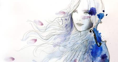 Девушка рисунок