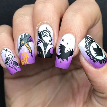 Маникюр с героями Диснея