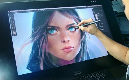 Арт на графическом планшете
