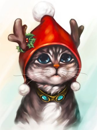 Новогодний кот