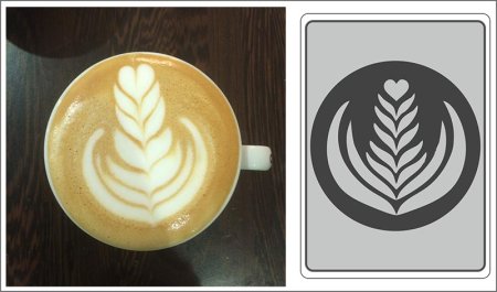 Латте арт тюльпан