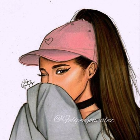 Ариана Гранде в кепке