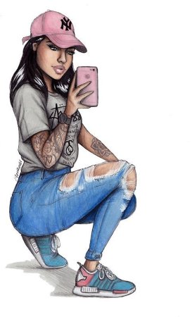 Крутые мультяшные девочки