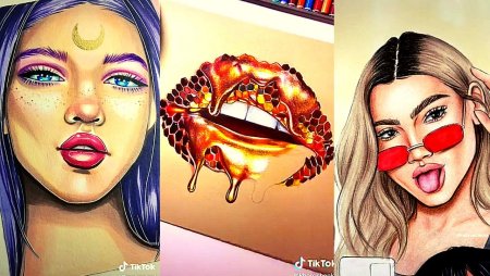 Арты из тик тока