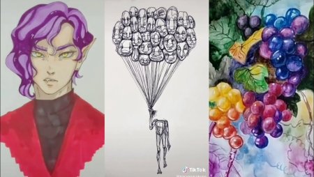 Популярные картины из тик тока
