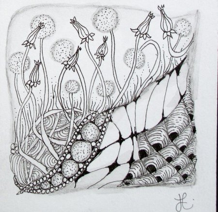 Флора Зентангл