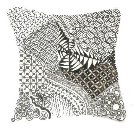 Zentangle doodling Зентангл и дудлинг