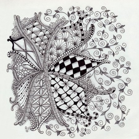 Зентангл Дуглас