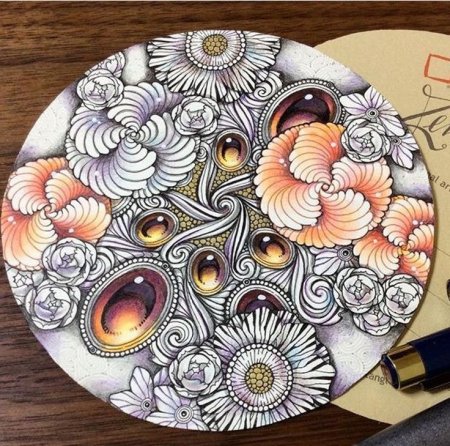 Искусство зенарт Зентангл