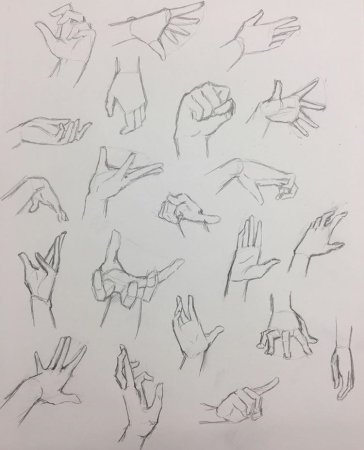Руки для рисования