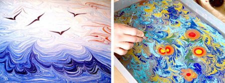 Рисование воды акрилом