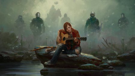 The last of us 2 арт Элли с гитарой