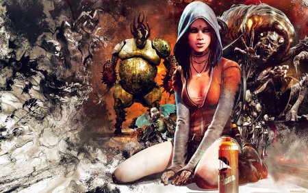 The Walking Dead Клементина зомби арт