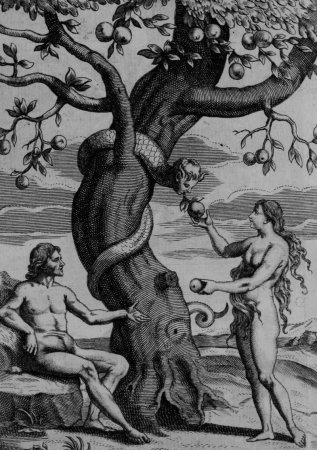 Адам и ева змей искуситель