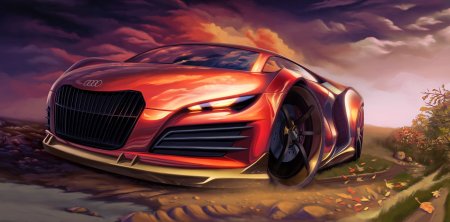Audi r8 Art