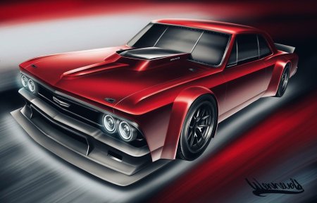 Красивые машины арт