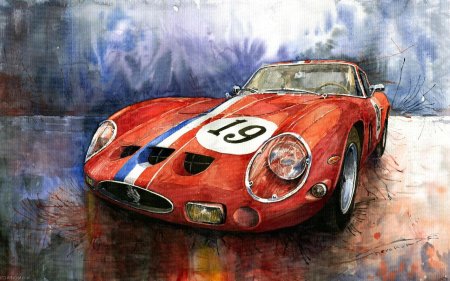 Ferrari 250 GTO живопись
