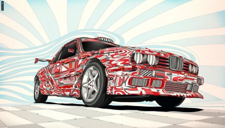 Стилизованный автомобиль