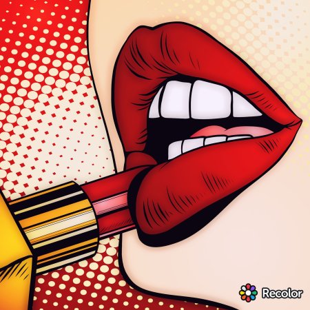 Помада поп арт