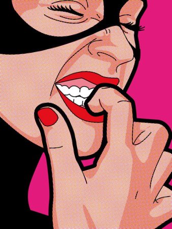 Кофе в стиле поп-арт