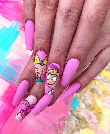 Мультяшные ногти