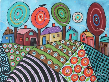 Карла Жерар наивная живопись